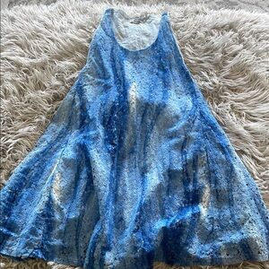 Lucy in the Sky Vibrant Blue Lace Dress